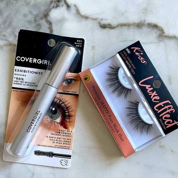 *BUNDLE* Covergirl mascara and KISS eyelashes - Picture 1 of 3